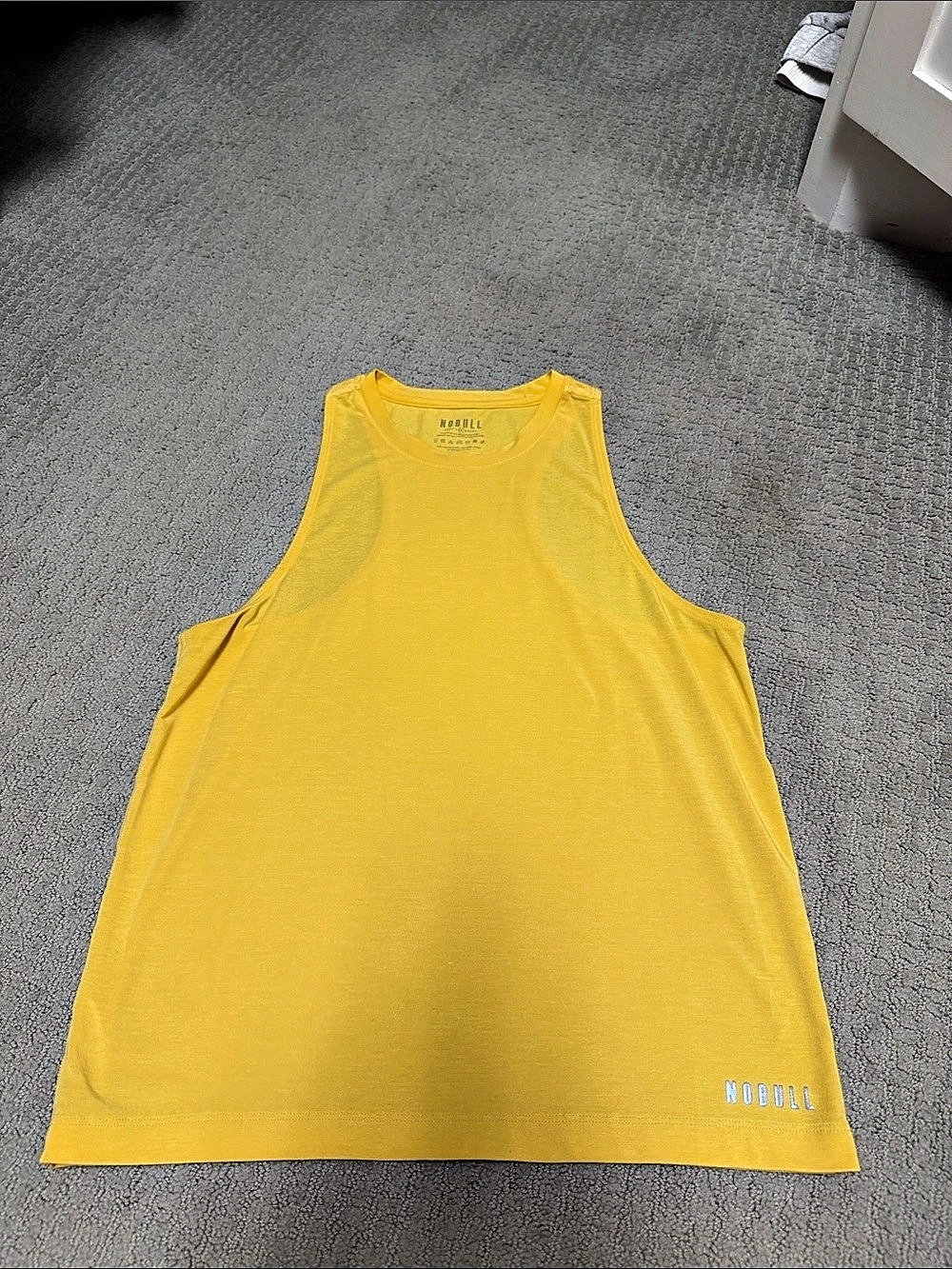 NOBULL Yellow Athletic Tank Size Small Like New